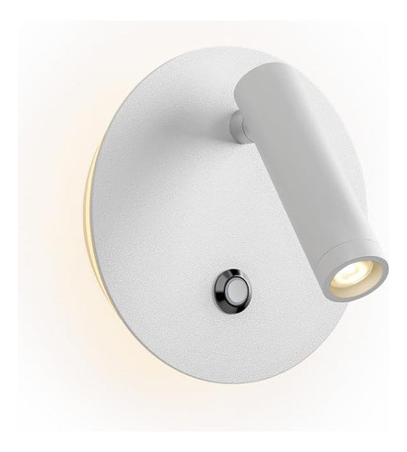 Aiselan Led Aplique De Pared Atenuación De Luz Lectura Lámpa 0