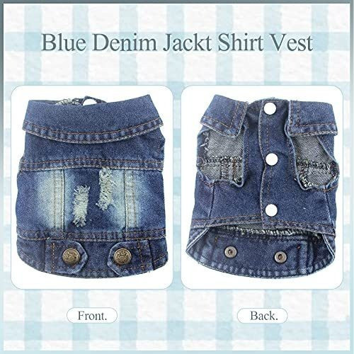 Doggyzstyle Chaleco Para Perro Chaqueta Vaquera Capucha Chaq 1