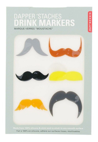 Marca Vasos Bigote Mostacho Fiesta Evento Copa Señaladores 1