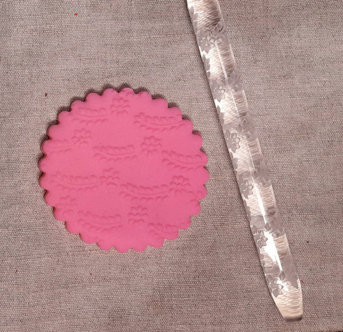 Rodillos Texturizadores Flor C/espigas Repostería. Fondant 1