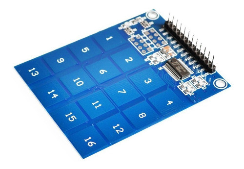 Teclado Matricial Touch Pad Ttp229 16 Teclas Arduino Nubbeo 0