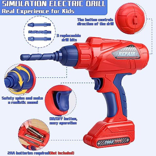 Magic4u Juego De Herramientas Para Niños, 49 1