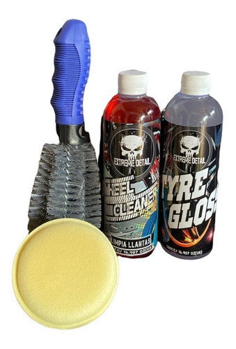 Kit Limpieza De Llantas Extreme Detail / Cepillo De Llantas 0