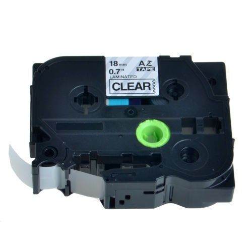 1pk Negro Sobre Etiqueta Clara Cinta Tz-141 Tze-141 Para Bro 1