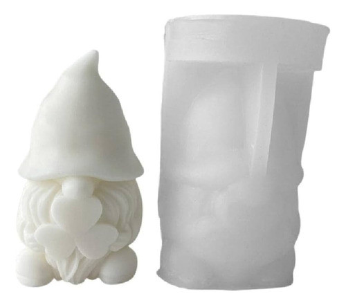 Molde De Silicona Duende Trébol 5,5x4,2x8,9 Para Hacer Velas 0