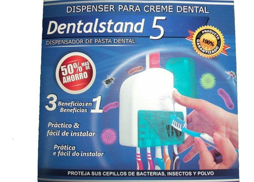 Soporte Para Cepillos De Dientes Y Dispensador De Pasta 1