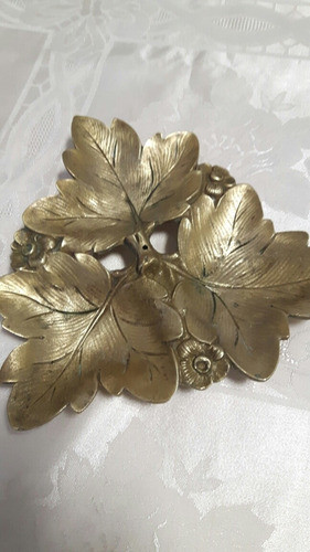 Cenicero Antiguo De Bronce Macizo 1