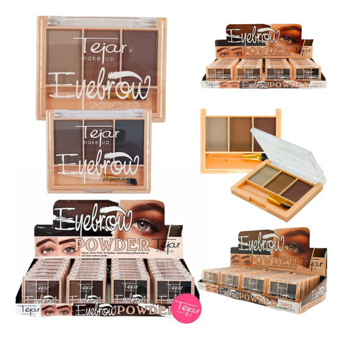 Set De Sombras 3 Tonos Perfilado De Cejas Tejar Lefemme 1