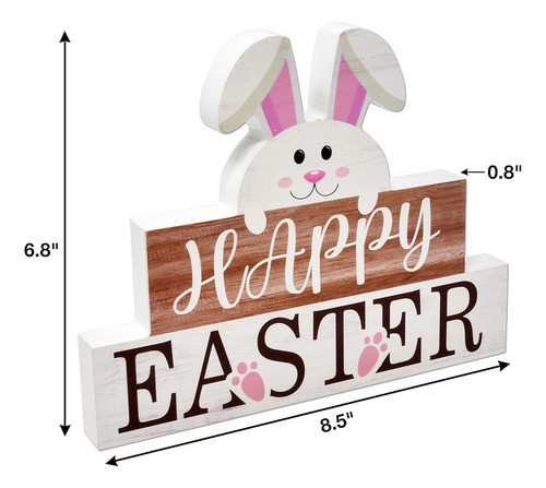 Gift Boutique 3 Pascua Decoraciones De Mesa De Madera Centro 1