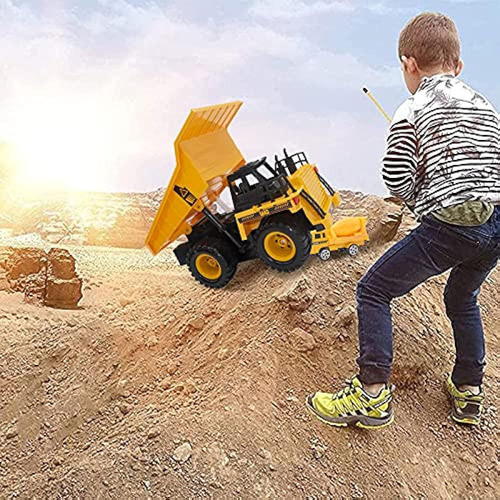 Juguete De Camión Volquete De Construcción Con Control Remot 1