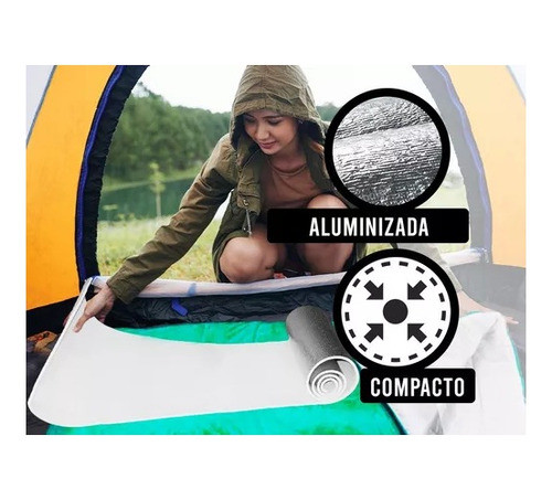 Aislante Térmico Aluminizado Para Bolsa Dormir, Fitness 1