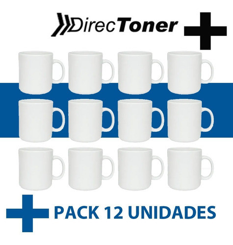 Tazas De Ceramica Listas Para Sublimar Quilmes Pack 12 Unida 0