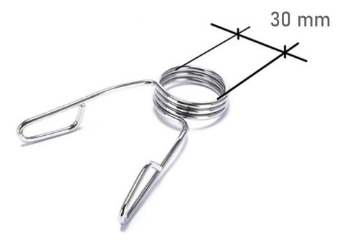 Tope Mariposa Tijera De 30 Mm Cromo Traba Para Barra Manc P 1