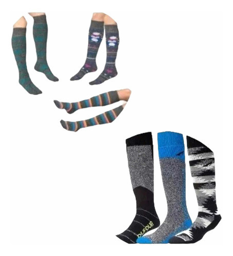 Combo Térmico 3 Medias Ski Mujer Cocot+ 3 Medias Ski Hombre 0