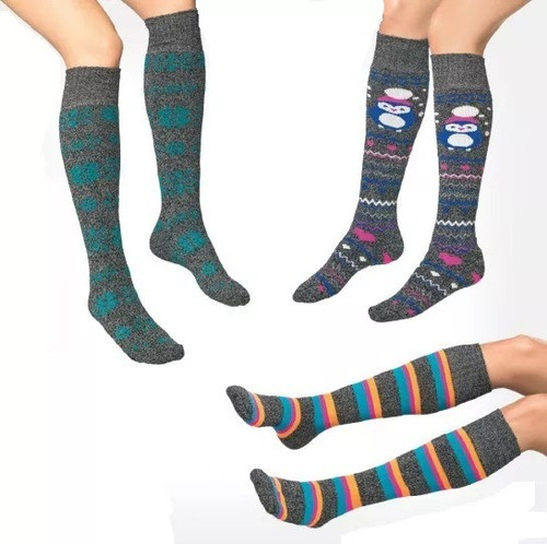 Combo Térmico 3 Medias Ski Mujer Cocot+ 3 Medias Ski Hombre 1