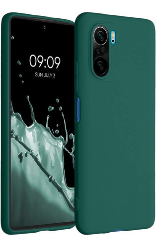 Funda Para Xiaomi Poco F3 De Silicona - Verde Turquesa 0