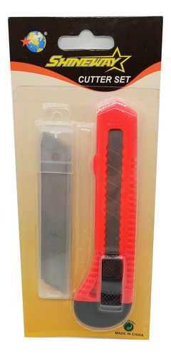 Trincheta Cutter 18mm Con 10 Filos Y Base De Corte A4 1