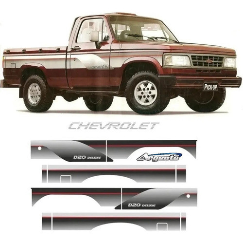 Calcomanias Chevrolet D20 Deluxe T-plus LG Simil Original 0