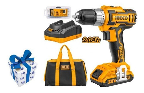 Taladro Atornillador Cdli2002 Ingco 2 Baterias 20v + Regalo! 0