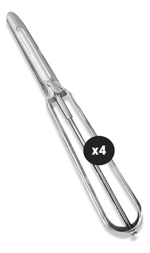 Pelapapa Pelador Papa Verdura De Acero Inoxidable 1