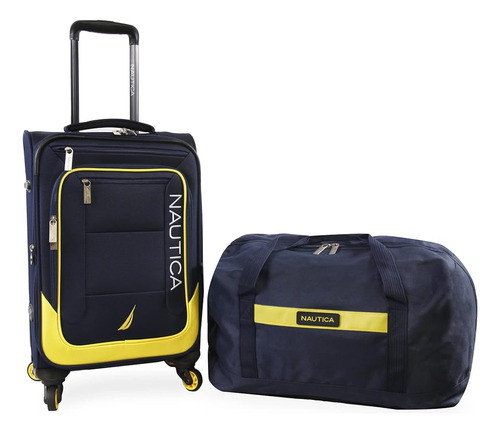 Nautica Pathfinder 2pc Softside Luggage Set, Azul Marino / A 0