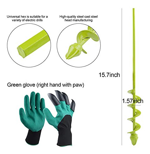 Bit De Taladro Espiral Del Sinfín De Jardín Plantar 1... 1