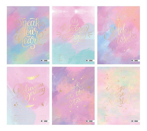 Separadores A4 Golden Rose X 6 Unides 0