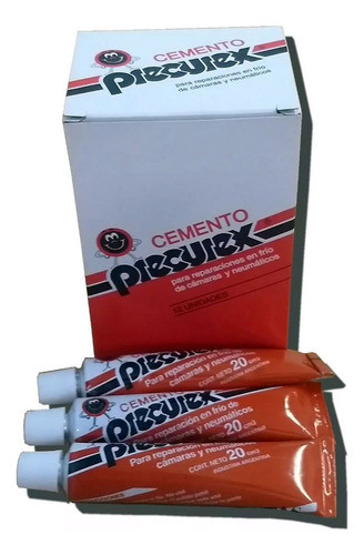 Solución Cemento Parche Bicicleta Precurex Caja 12 Un 20cm3 0