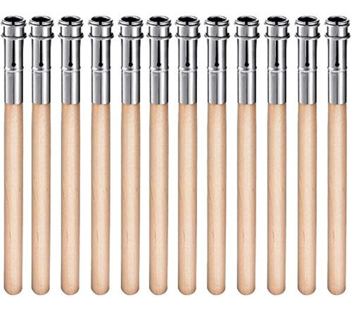 Chinco - Extensores De Lápiz De Madera De 12 Piezas, Alargad 0