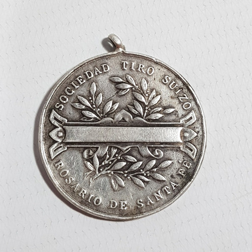 Antigua Medalla Plata Tiro Federal Río De La Plata Mag 61328 1