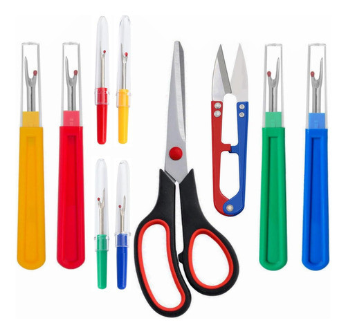 Kit De Costura Con Deshilachadores Y Tijeras Incluidas 0