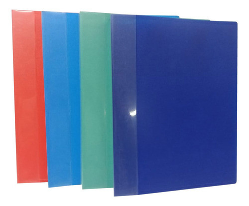 4 Carpeta A4 Dunson Broche Velox Pvc Rigido Lomo 18ml 80/100 0
