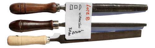 Set De 3 Limas Para Metal Plana Cuadrada Mediacaña Nickolson 0