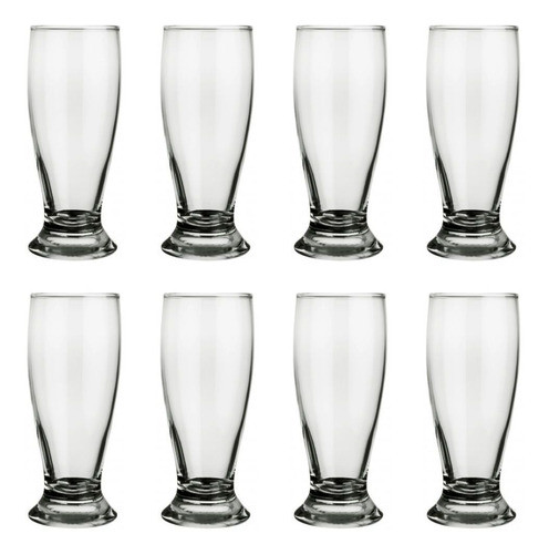 Vaso Para Cerveza 200 Ml Kit X8 Munich Nadir 1