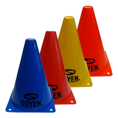 Pack X 10 Conos Surtidos De Entrenamiento 23 Cms Doyen 0