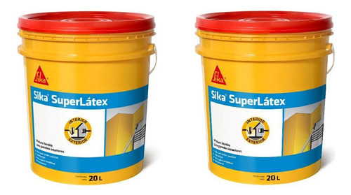 Pintura Latex Superlavable Sika Superlatex 20+20lt - Ynter I 0