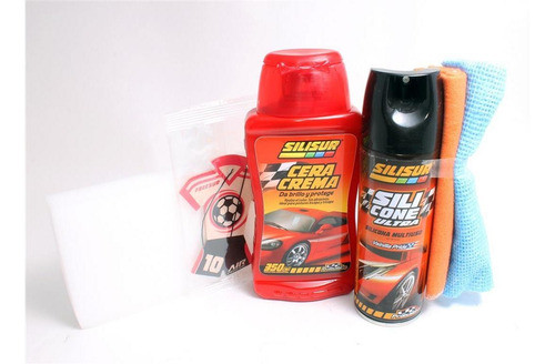 Kit Limpieza Esponja Franela Rejilla Silicona Cera Shampoo P 0