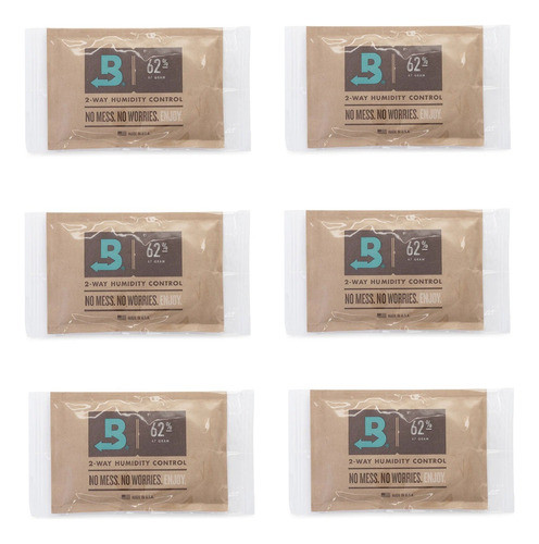 X6 Boveda 62% 4g Regulador Humedad Cosecha Curado Original 0