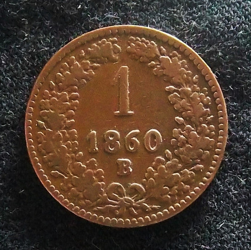 Austria 1 Kreuzer 1860 B Muy Bueno Km 2186 0