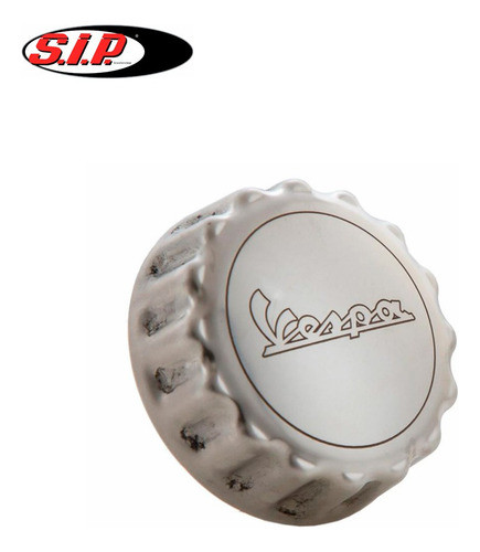Tapa Tanque De Nafta Vespa. Lx- Gts 300. Aluminio. Mca 1