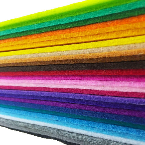 Tela De Fieltro Sólido 30cm X 20cm, 2mm Grosor, 28 Piezas 0
