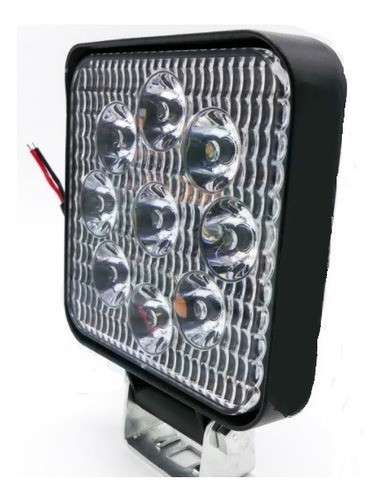 4 Reflectores 9 Led 12v 24v 27w  Camioneta Motorhome 0
