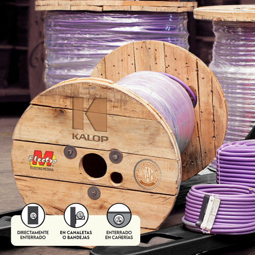 Cable Subterraneo Kalop 4x10 Mm 4 X 10mm Iram Electro Medina 1