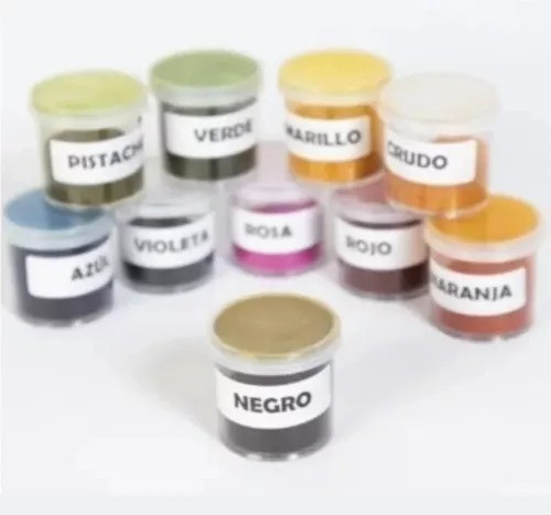 Colorantes En Polvo Nácar X7 Unidades Resina 0