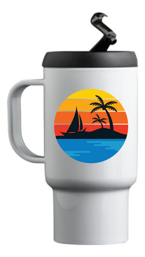 Jarro Térmico Personalizado Vaso Verano Playa Summer 0