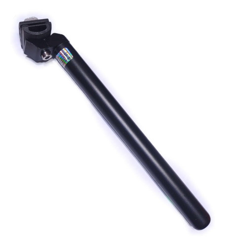 Caño Aluminio Con Morza Para Bicicleta - 25.4mmx30cm - Negro 0