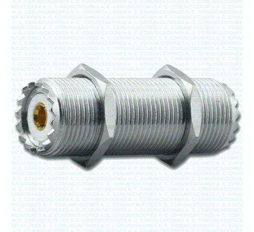 Conector Hembra Uhf Hembra Uhf Tuercas Fact. Env. Grat. 0