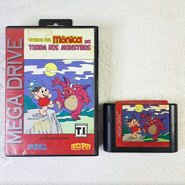 Turma da Mônica in the Land of Monsters – Original Mega Drive (Used)