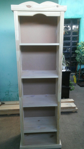 Biblioteca Madera Maciza 1