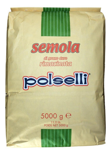 Semolin De Trigo Pan Italiano Polselli 5 Kg 0